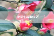 小学生写事作文(小学生写事的优秀作文 400字)