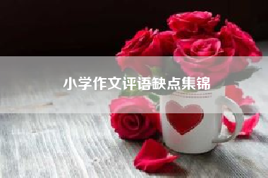 小学作文评语缺点集锦——小学语文作文评语 三年级作文